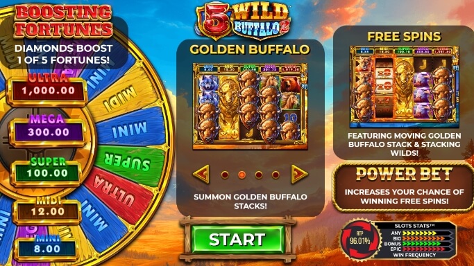 5 Wild Buffalo 2 Relax Gaming pgslot168 vip เครดิตฟรี