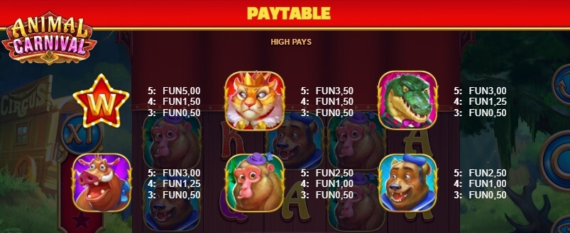 Animal Carnival Relax Gaming pgslot168 vip เครดิตฟรี