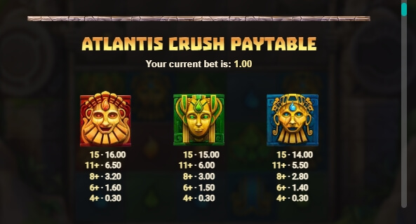 Atlantis Crush Relax Gaming pgslot168 vip เครดิตฟรี
