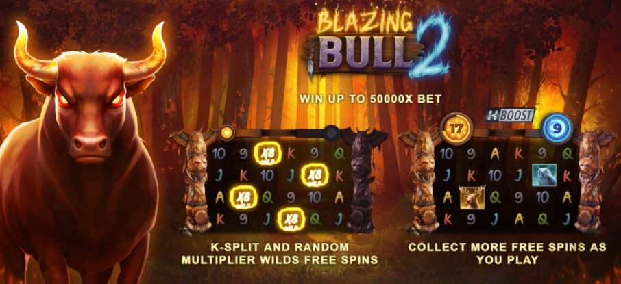 Blazing Bull 2 Relax Gaming pgslot168 vip เครดิตฟรี