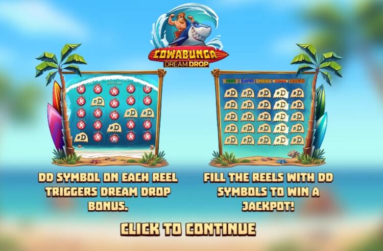 Cowabunga Dream Drop Relax Gaming pgslot168 vip เครดิตฟรี