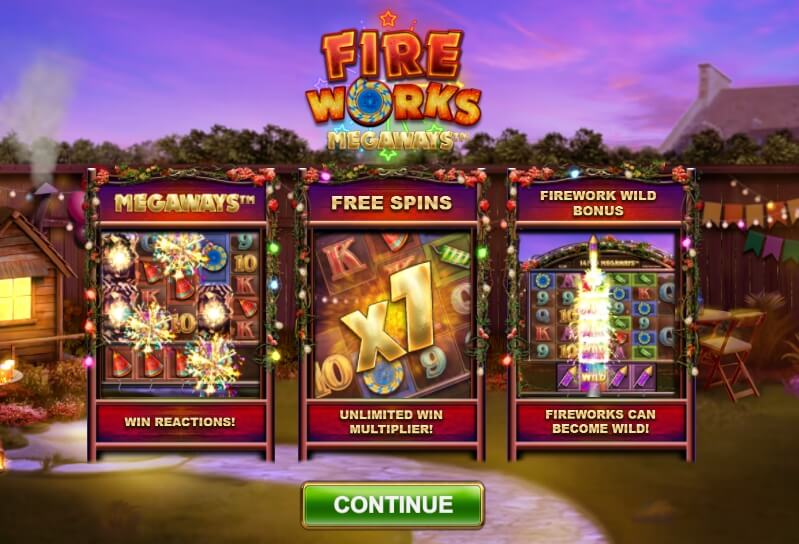 Fireworks Megaways Relax Gaming pgslot168 vip เครดิตฟรี