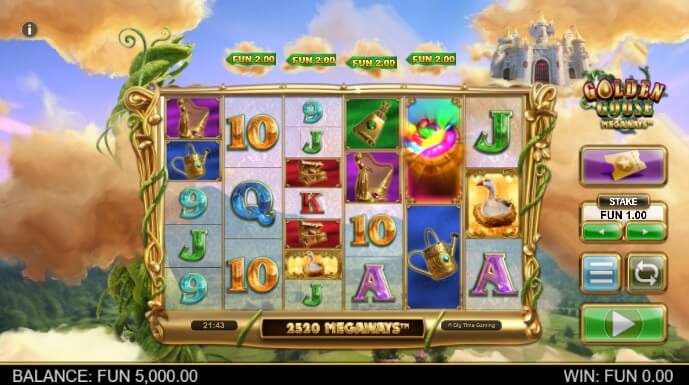 Golden Goose Megaways Relax Gaming pgslot168 vip ทดลองเล่น