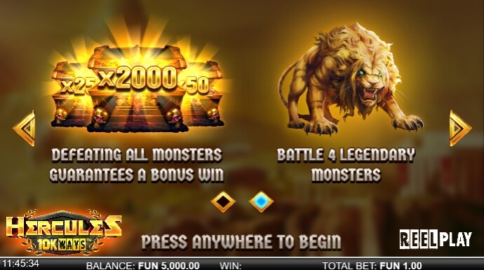 Hercules 10K Ways Relax Gaming pgslot168 vip เครดิตฟรี