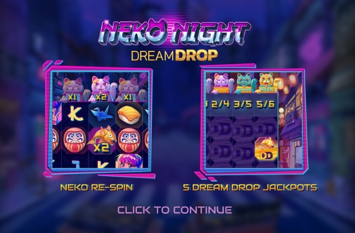 Neko Night Dream Drop Relax Gaming pgslot168 vip เครดิตฟรี