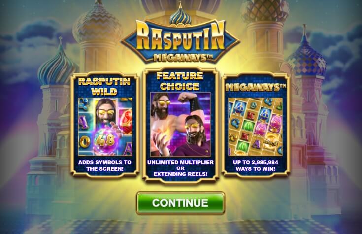 Rasputin Megaways Relax Gaming pgslot168 vip เครดิตฟรี