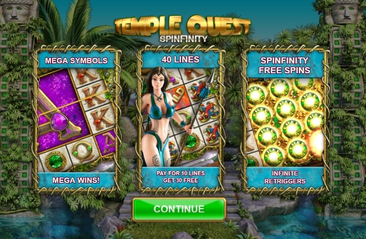 Temple Quest Spinfinity Relax Gaming pgslot168 vip เครดิตฟรี