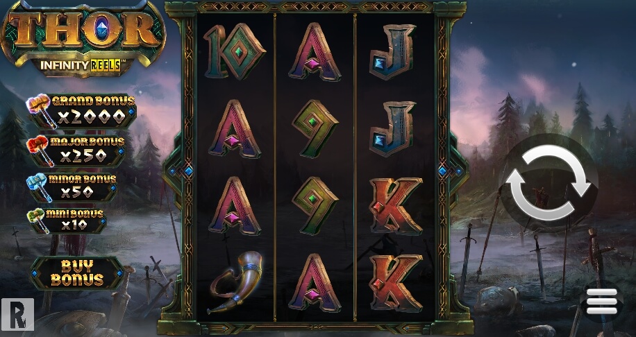 Thor Infinity Reels Relax Gaming pgslot168 vip ทดลองเล่น