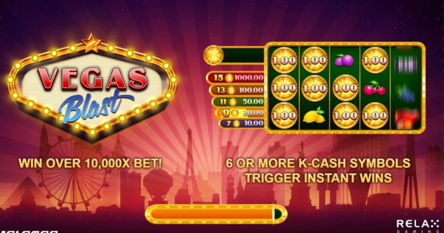 Vegas Blast Relax Gaming pgslot168 vip เครดิตฟรี