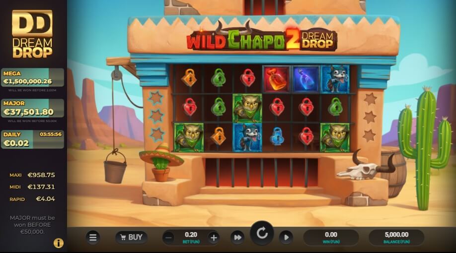 Wild Chapo 2 Dream Drop Relax Gaming pgslot168 vip ทดลองเล่น